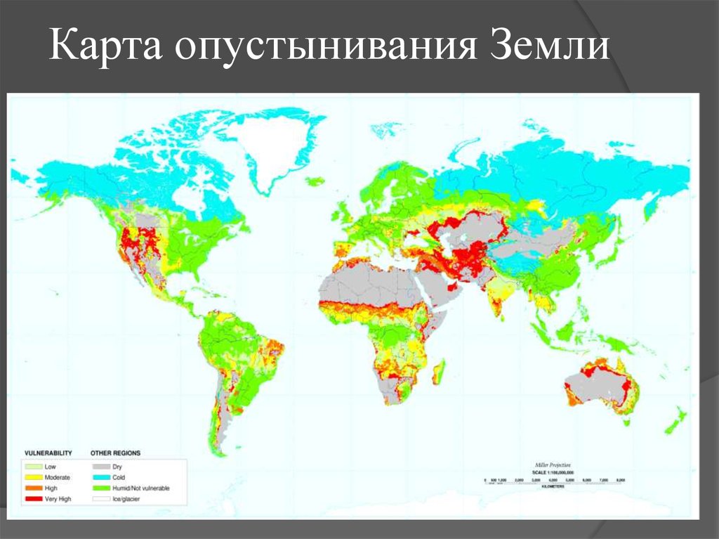 Карта почв земли