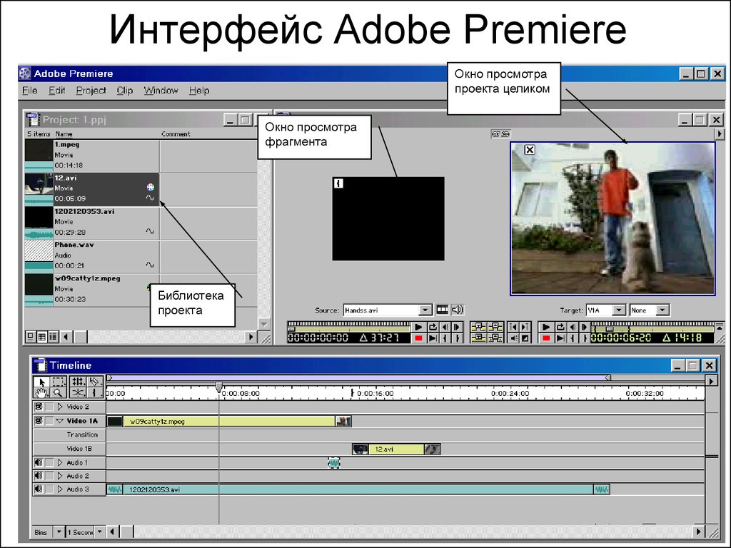 Как импортировать проект в adobe premiere