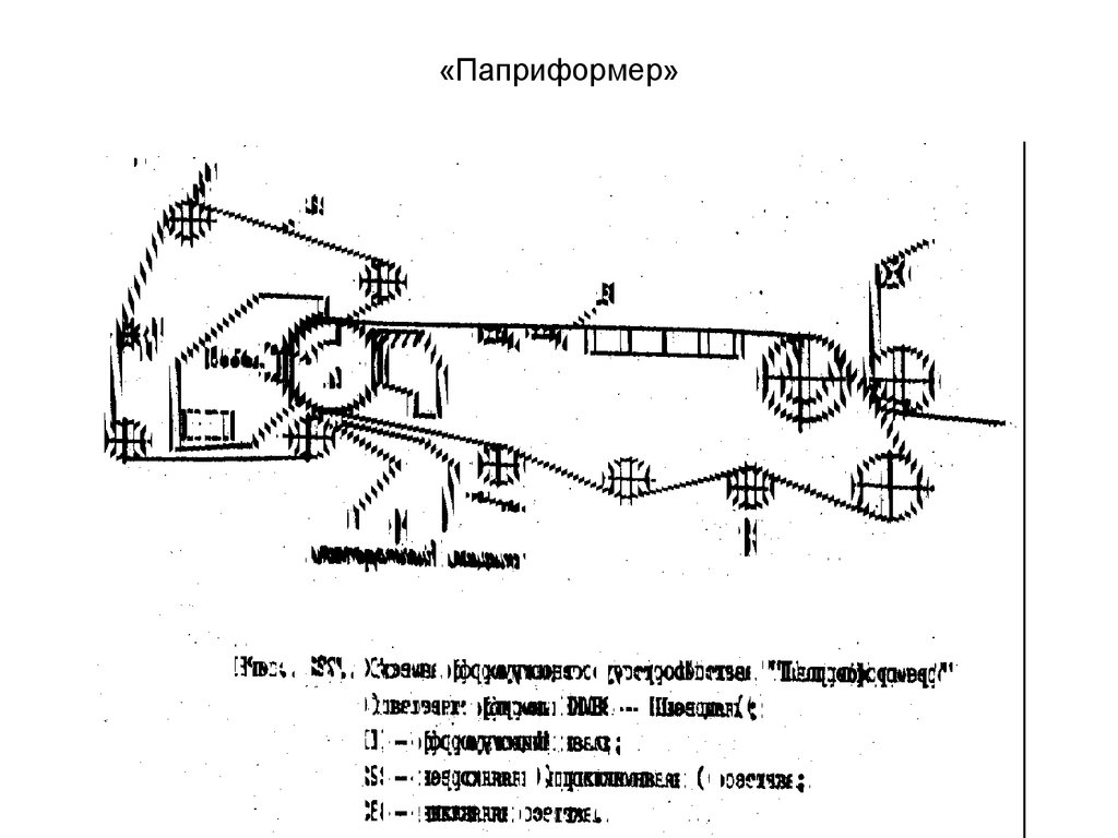 Бумагоделательная машина схема