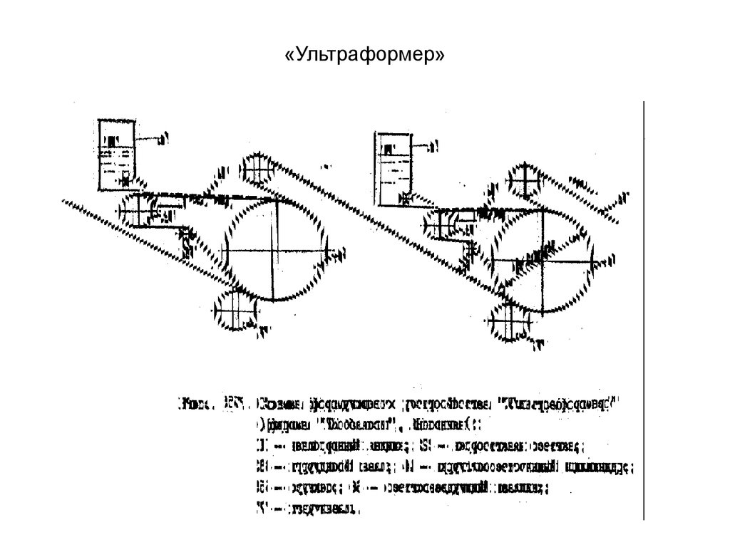 Принципиальная схема бумагоделательной машины