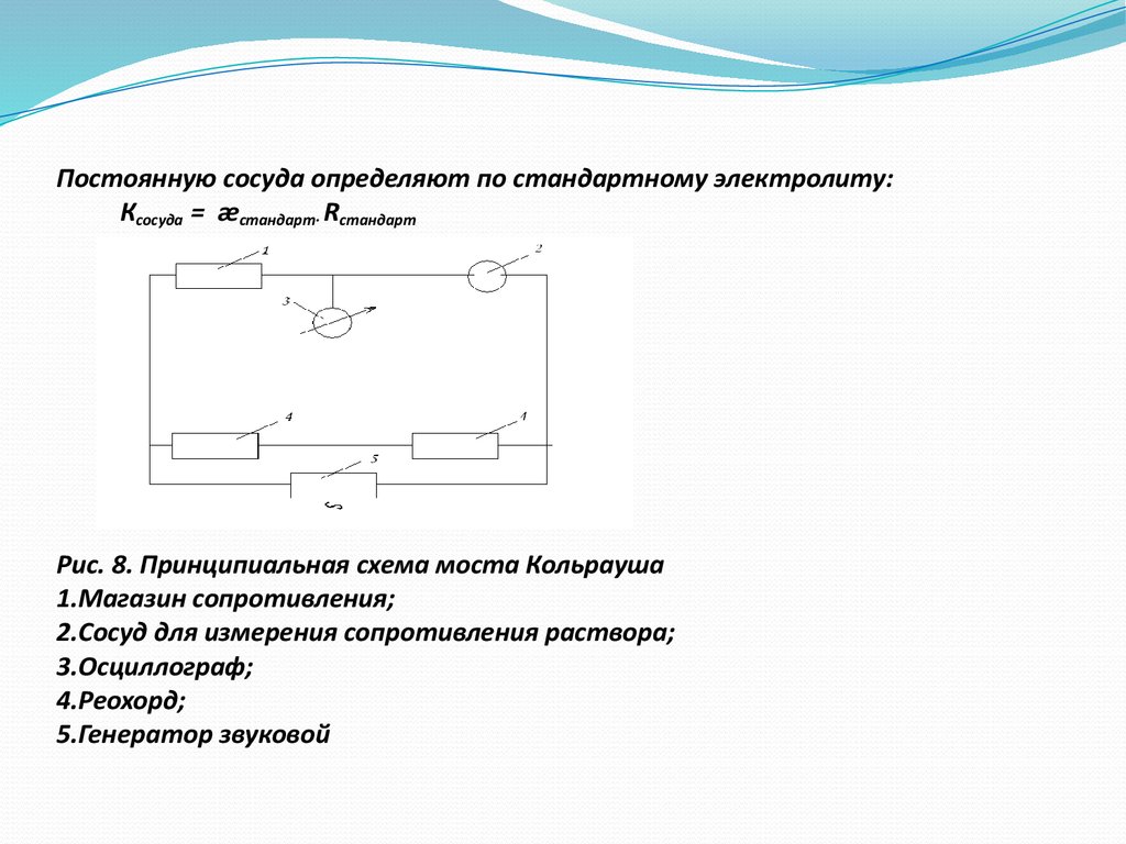 Мост кольрауша схема