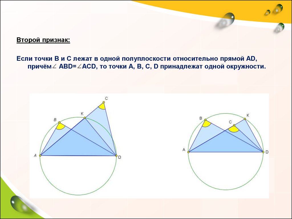 Метод вспомогательной окружности проект