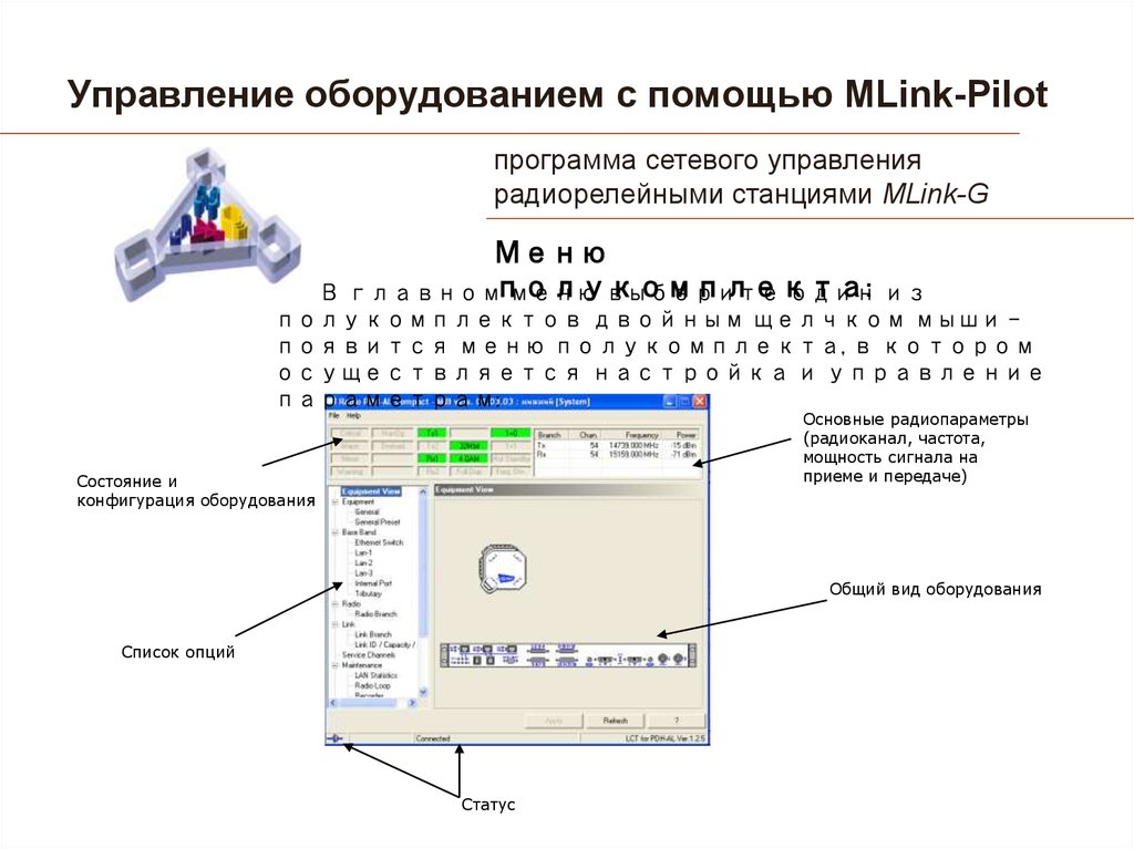 Управление оборудованием