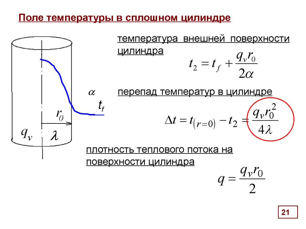 Поле цилиндра. Распределение температур в цилиндре. Температурное поле в цилиндре. Тепловой поток в цилиндре. Температурные напряжения в толстостенных цилиндрах.