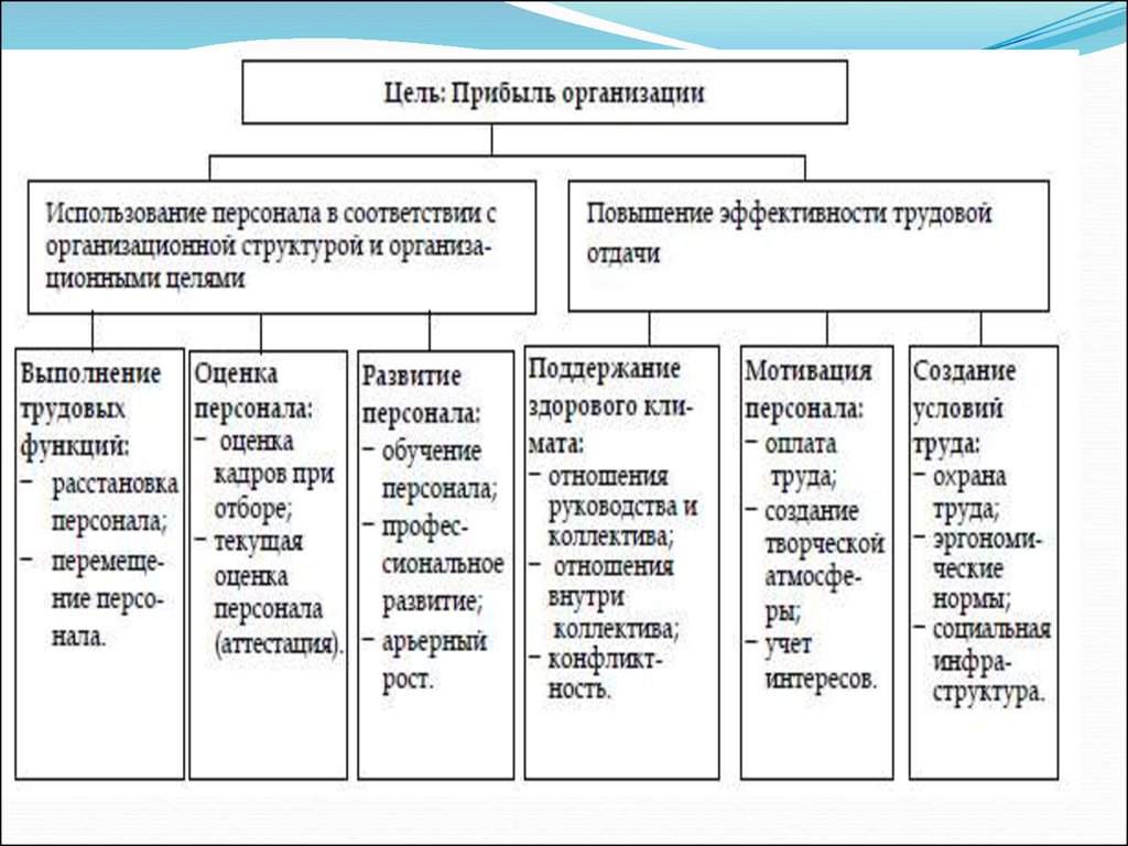 Расстановка целей. Функции аттестации коллектива.