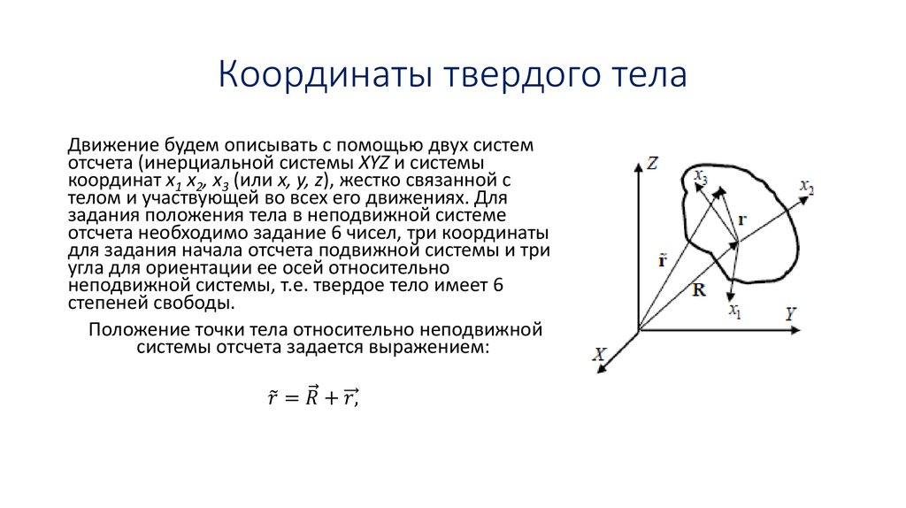 Вращение твердого тела