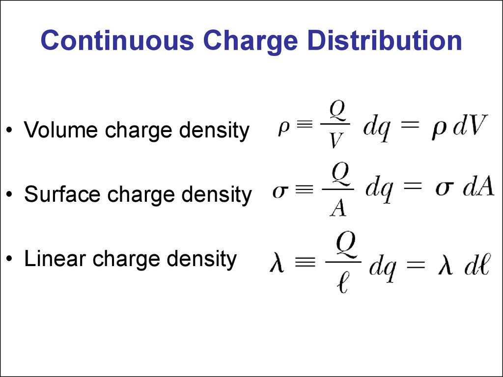 density formulas