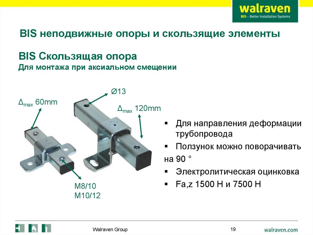 Неподвижные 60. Опора m8/10 скользящая bis. Скользящая опора bis Тип es, Walraven. Скользящая опора Walraven. Walraven скользящие опоры.