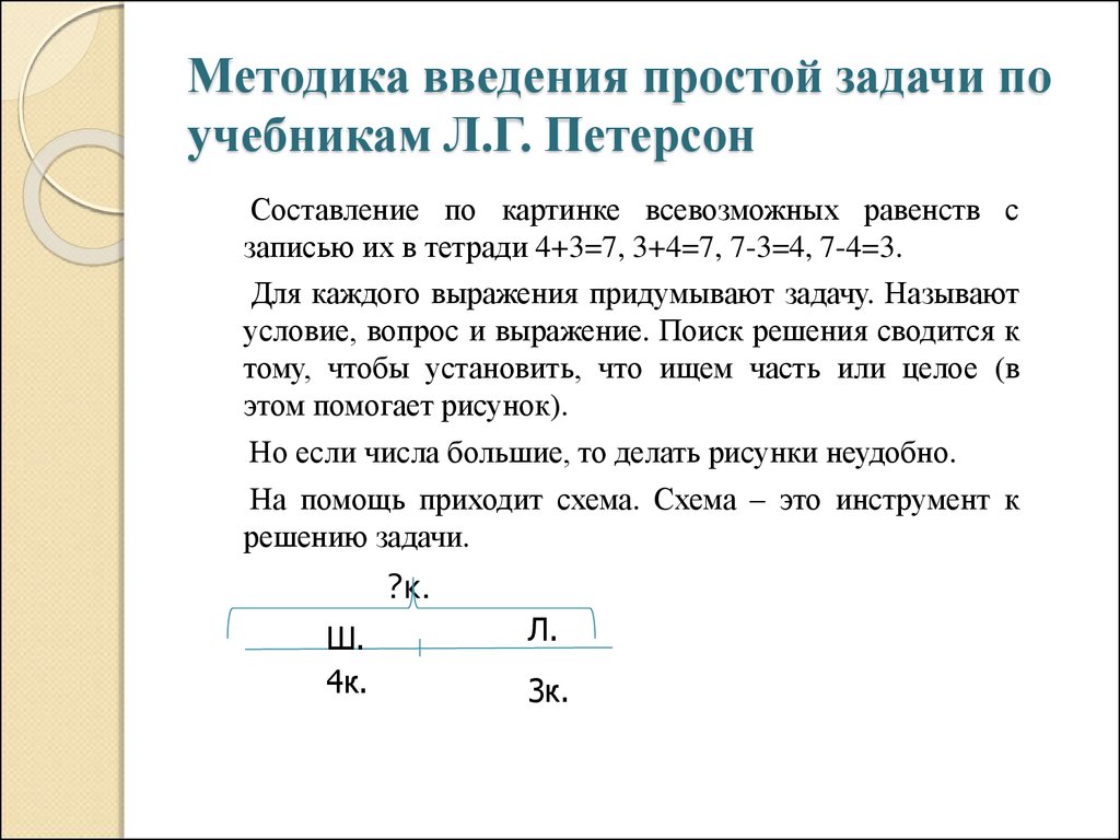 Приемы Знакомства С Составной Задачей