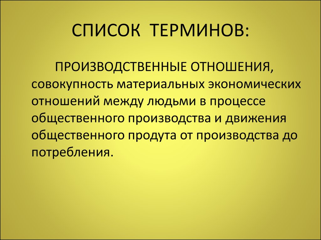 Список понятий. Список терминов. Производственная терминология это. Термины в экономике список. Дайте определение понятию «список»?.