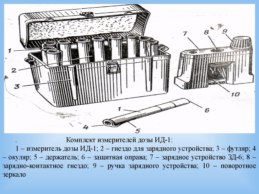 Дозиметр схема строения