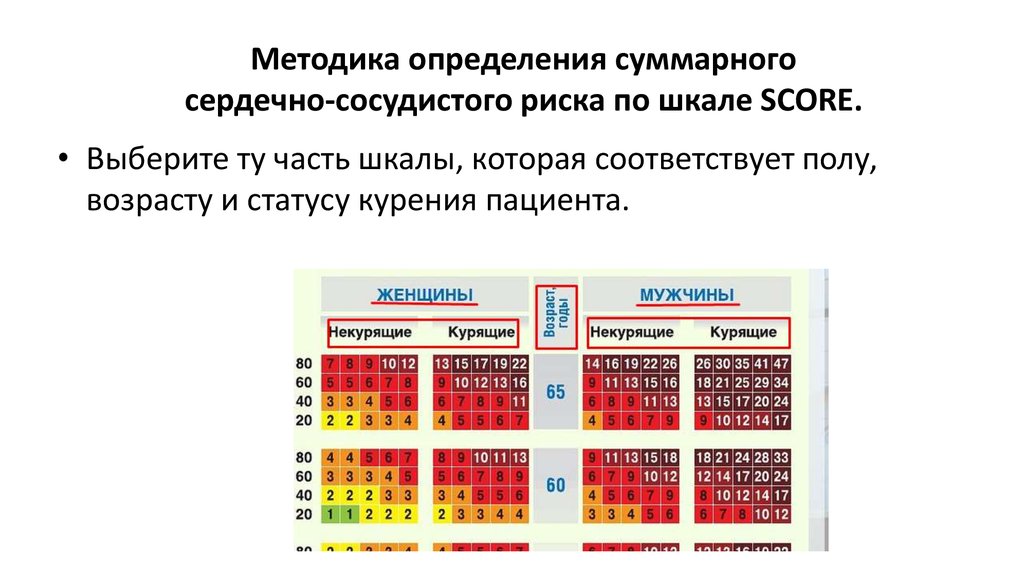 Суммарно сосудистый риск