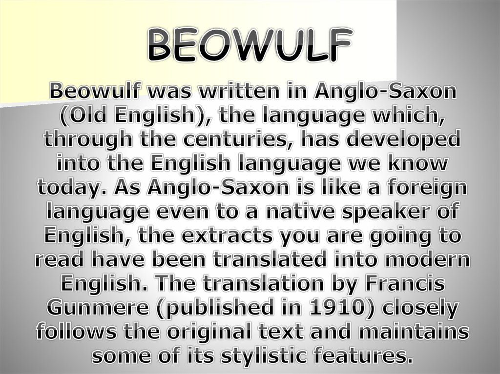 BEOWULF