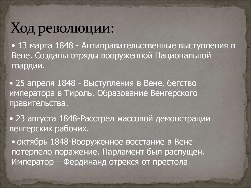 Итоги революции 1848. Февральская революция 1848 таблица. Ход Февральской революции во Франции 1848. Ход революции в Австрии 1848-1849. Ход событий революции 1848 года во Франции.