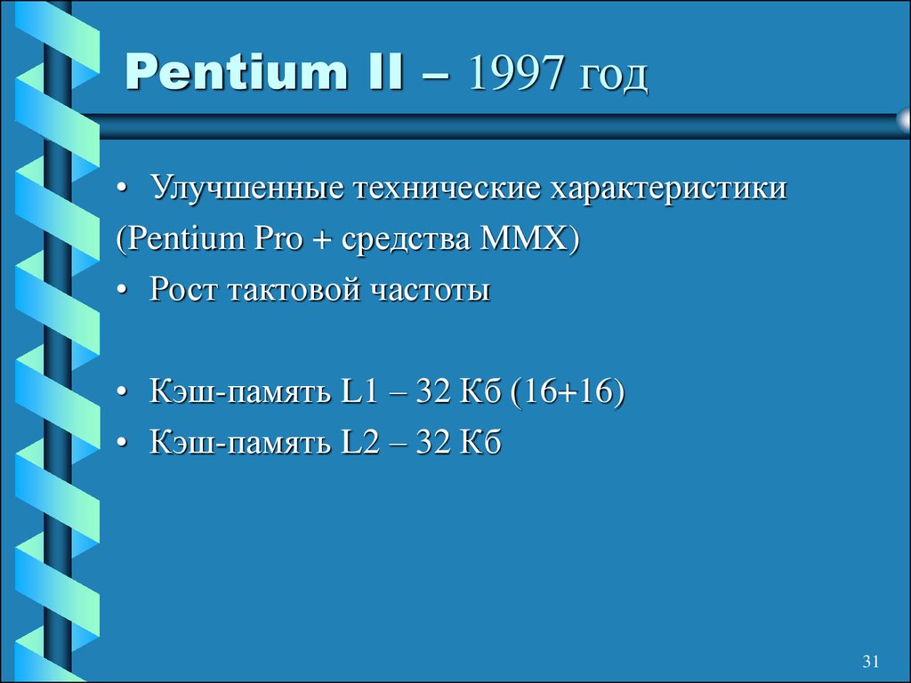 Pentium II – 1997 год