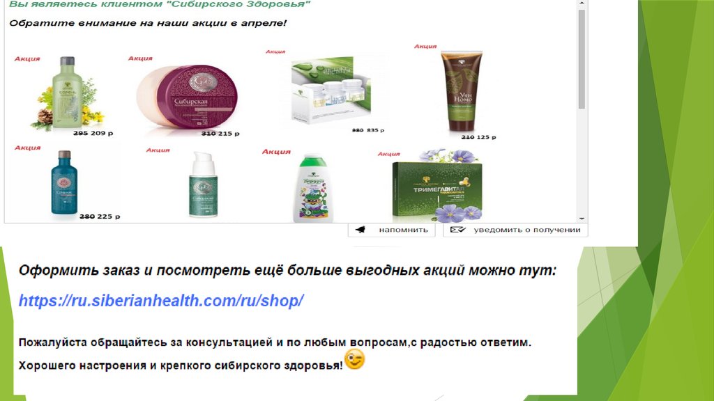 Сайт интернет магазина сибирская здоровье