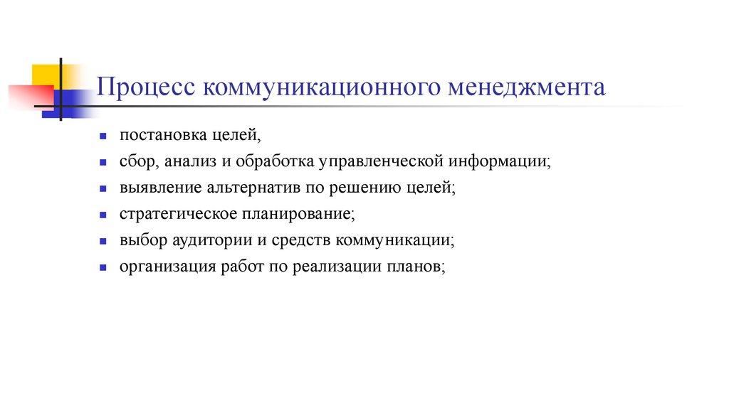 Цели коммуникационного менеджмента. Коммуникационный менеджмент презентация. Цель коммуникации в менеджменте. Коммуникативный процесс.