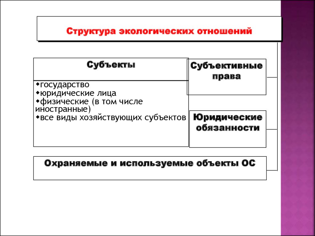 Проект экологическое право 10 класс