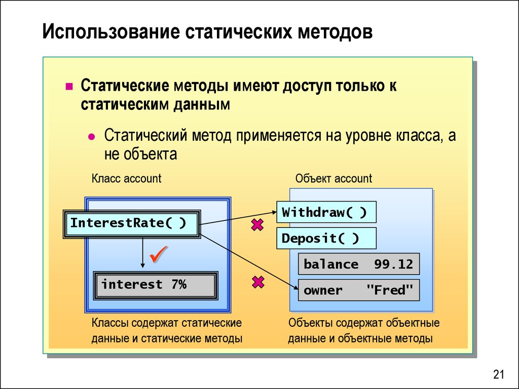 Статический метод