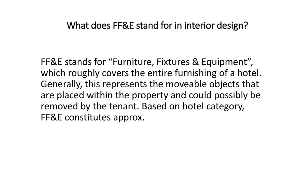 Stand For In Interior Design 