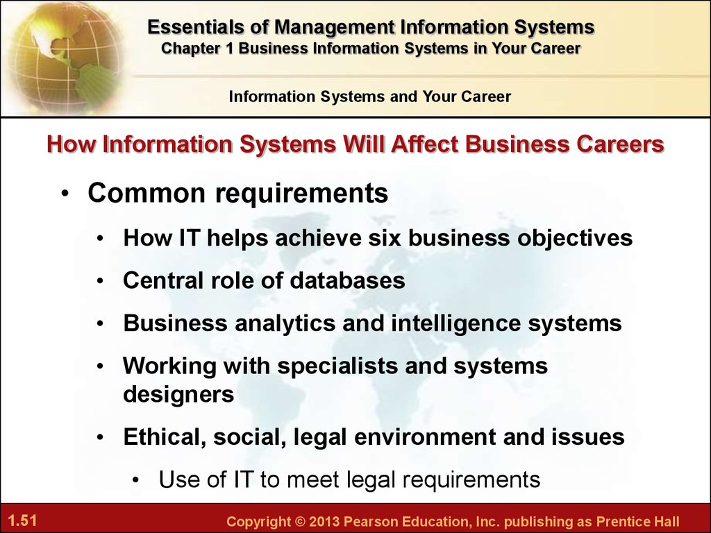 The Business Value of Information Systems Case