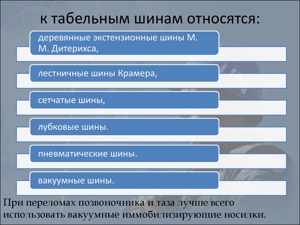 К стандартным транспортным шинам относятся