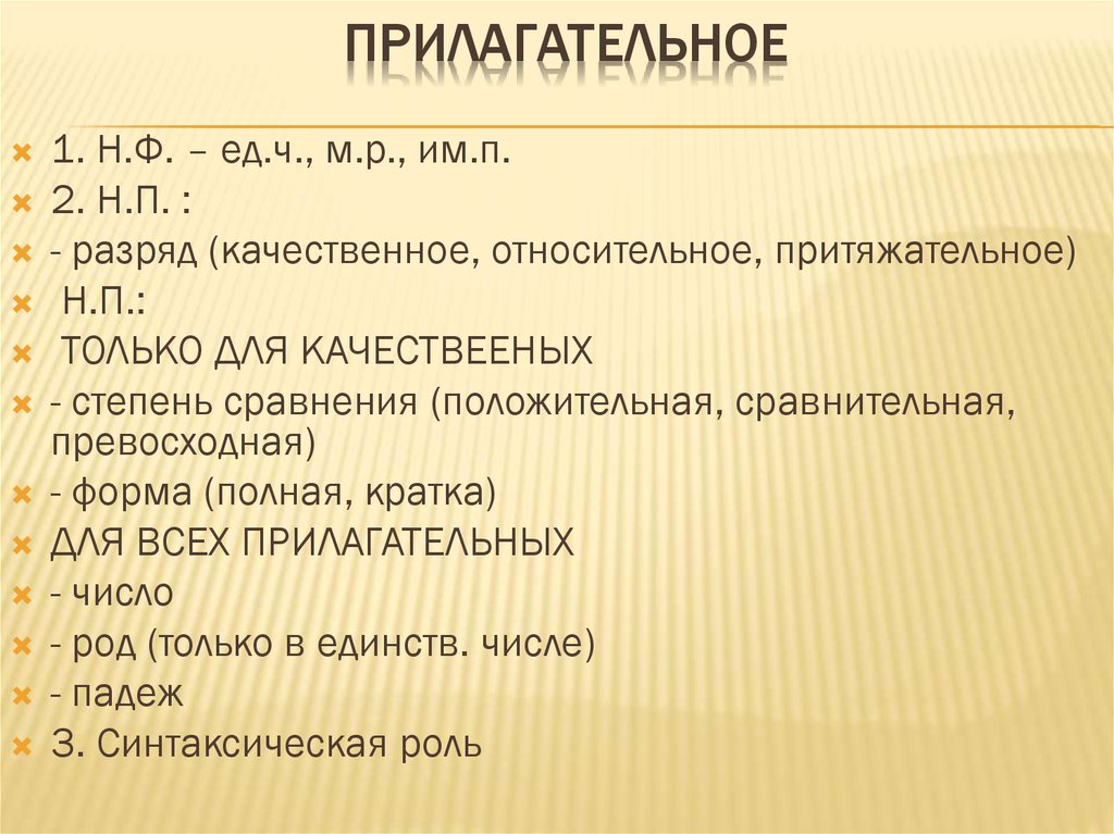 Качественное относительное притяжательное как определить. Легких пальто морфологический разбор