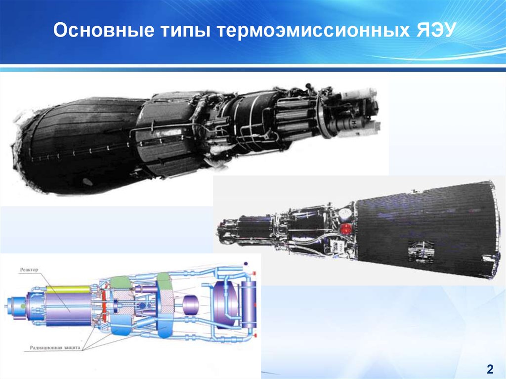 Ядерная энергетическая установка. Термоэмиссионные ЯЭУ второго поколения типа 