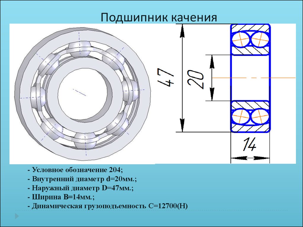 Диаметр подшипника. Подшипник наружный диаметр 47 мм внутренний 20 мм. Внутренний диаметр 204 подшипника. Типоразмеры подшипников качения 55мм. Подшипник внутренний диаметр 47 наружный диаметр 20.