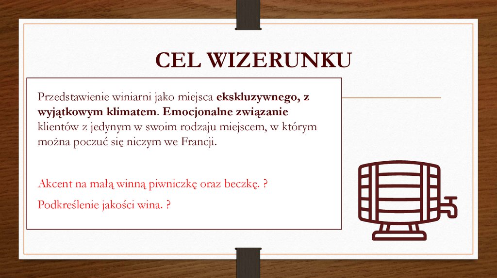 CEL WIZERUNKU