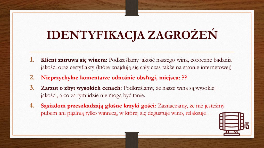 IDENTYFIKACJA ZAGROŻEŃ