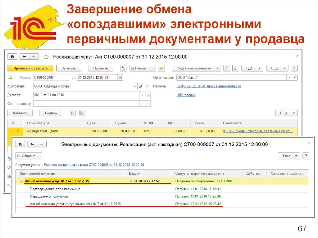 Практика акт. Документы реализации услуг. Извещение о получении электронного документа. Первичные документы на реализацию услуг. Первичные документы с продавцом.