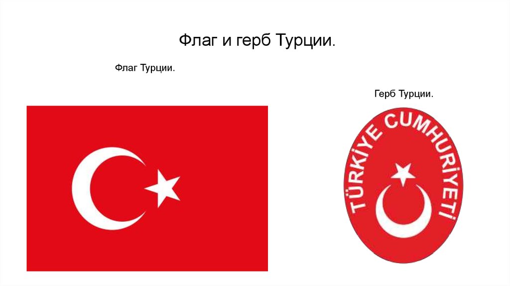 Турецкий Флаг Фото И Герб