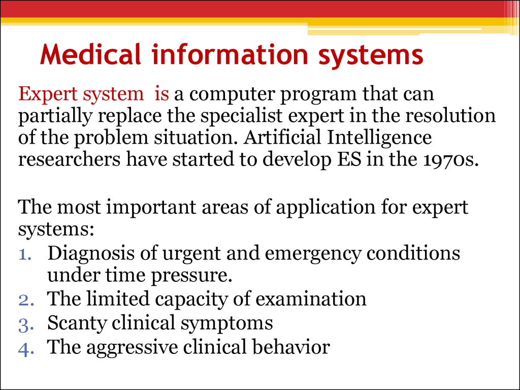 Medical information systems