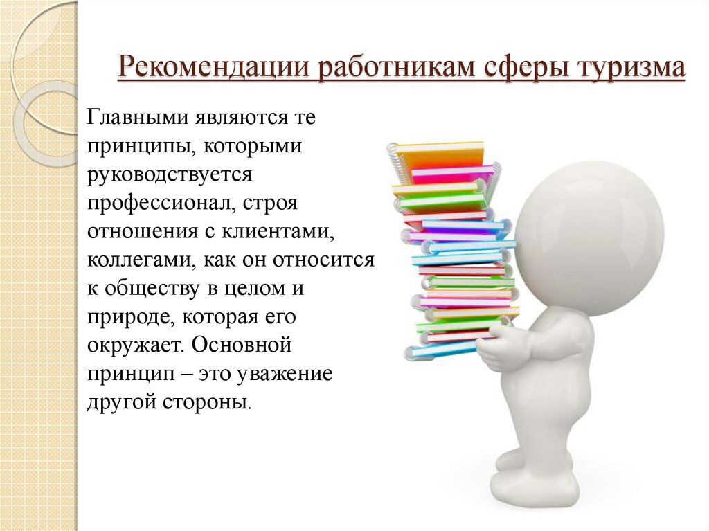 Рекомендации персоналу. Карты этики. Карты этики картинки. Основные принципы, которыми руководствуется профессионал. Этика в сфере туризма рисунки.