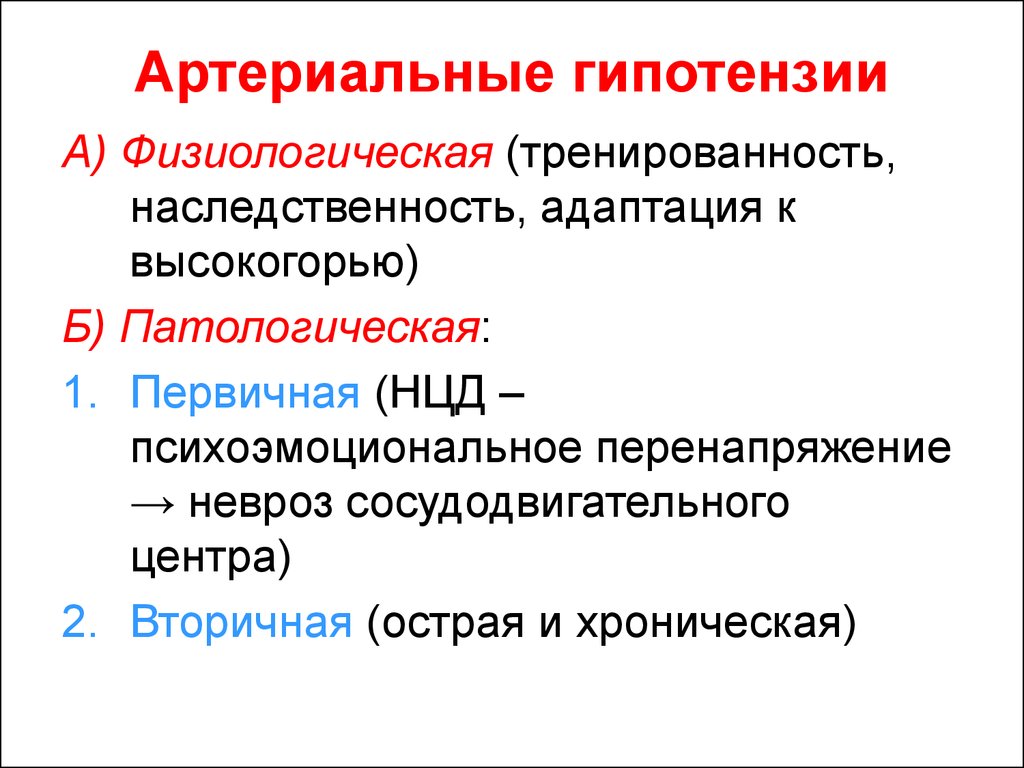 Острая гипотония. Виды артериальных гипотоний.. Артериальная гипотензия. Классификация артериальной гипотонии. Физиологическая артериальная гипотензия.