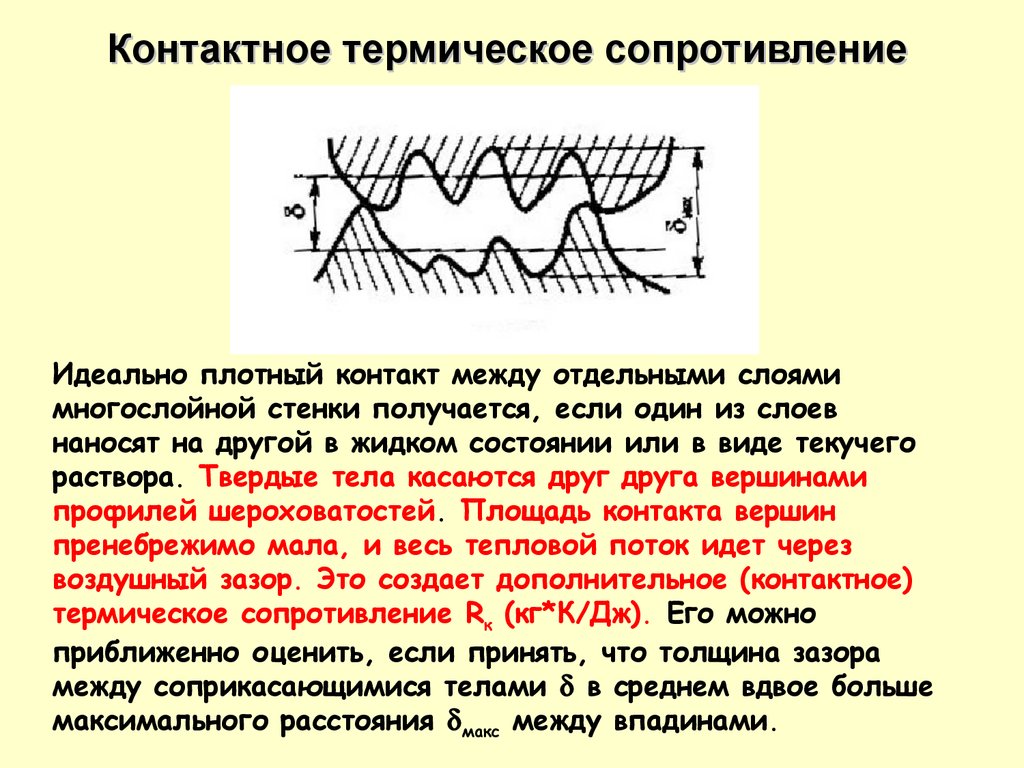 Между макс. Контактное тепловое сопротивление. Контактное термическое сопротивление. Термическое сопротивление контакта. Контактное тепловое сопротивление алюминия.