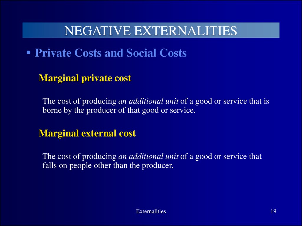 negative externality examples