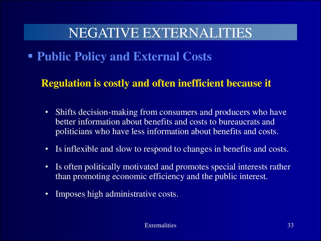 positive and negative externalities examples
