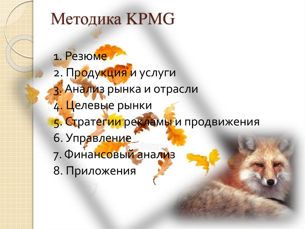 Методика KPMG
