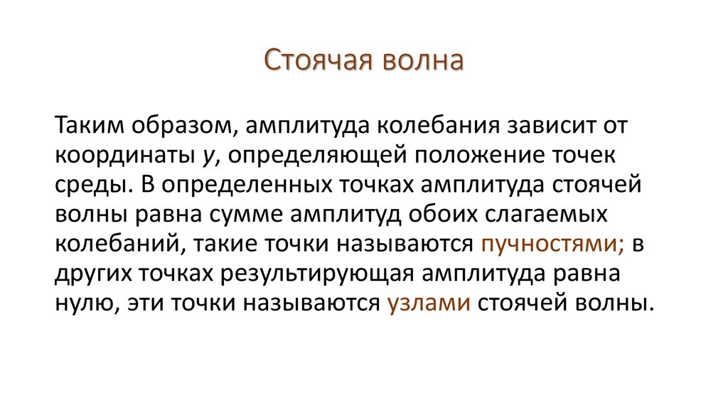 Стоячая волна