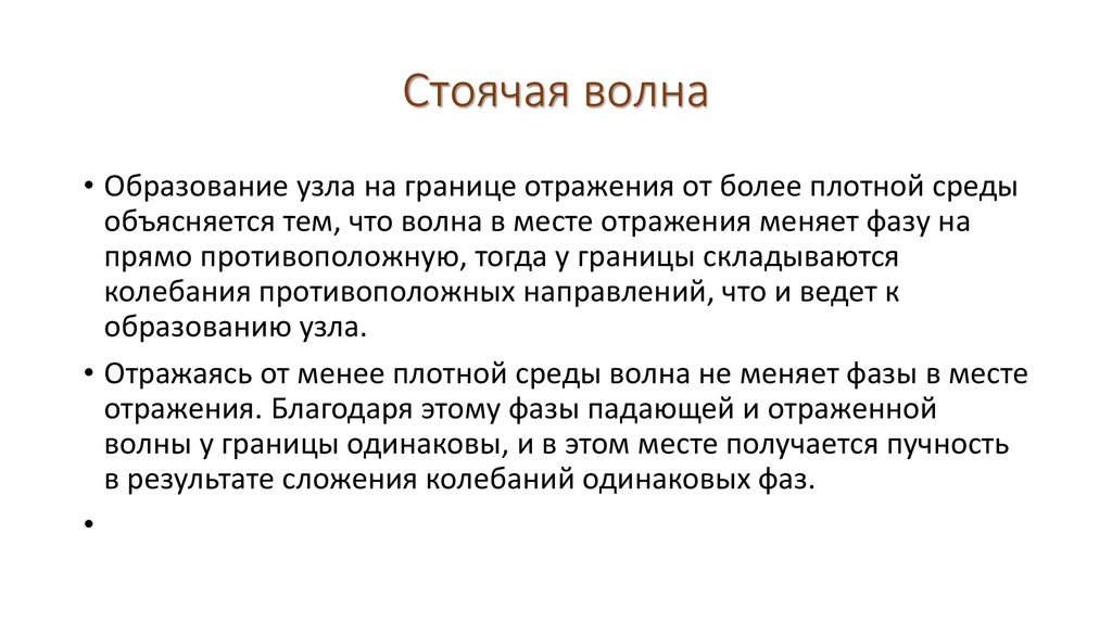 Стоячая волна