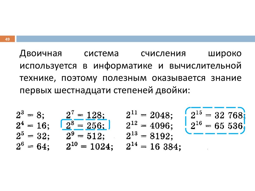 16 в степени