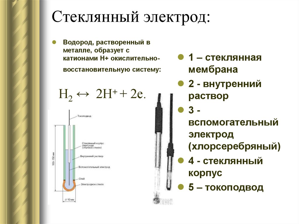 Ионоселективные электроды презентация