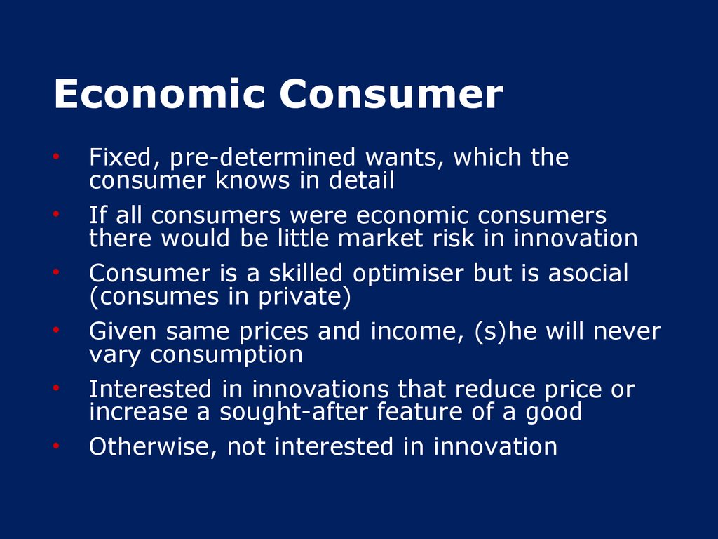Economic Consumer