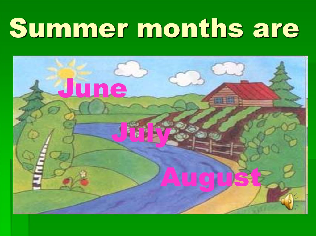 Seasons And Months Online Presentation
