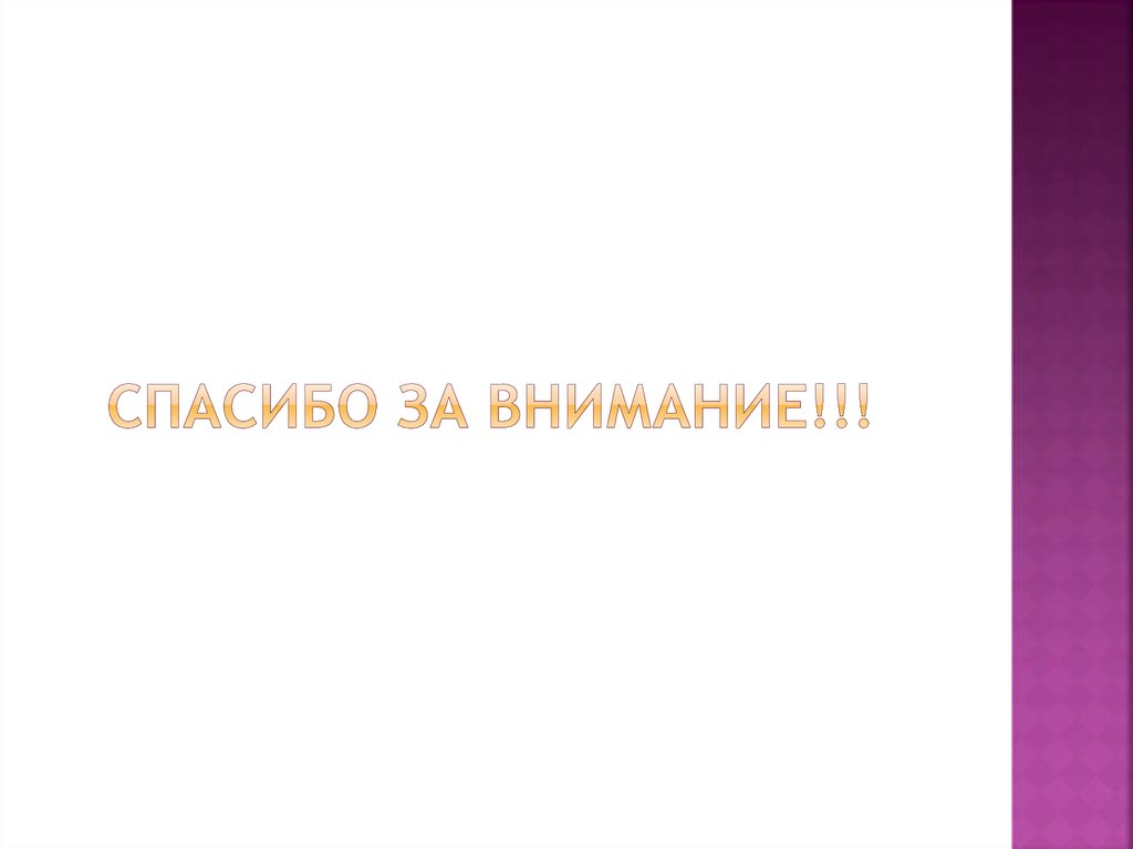 Спасибо за внимание!!!