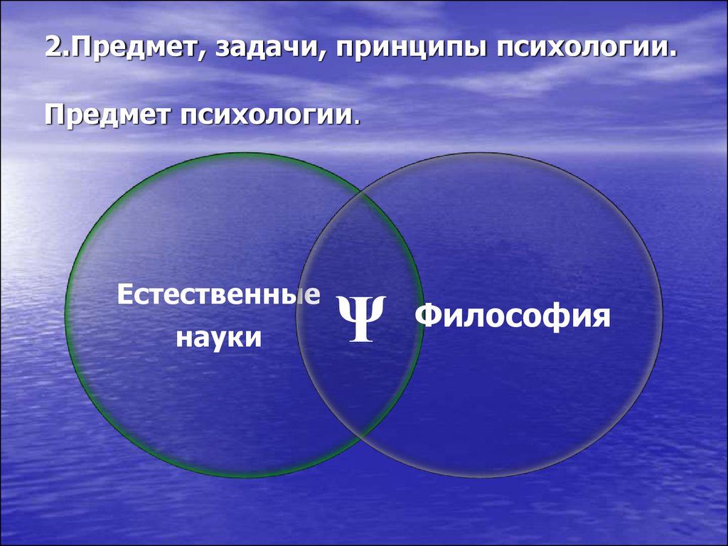 Естественные психология