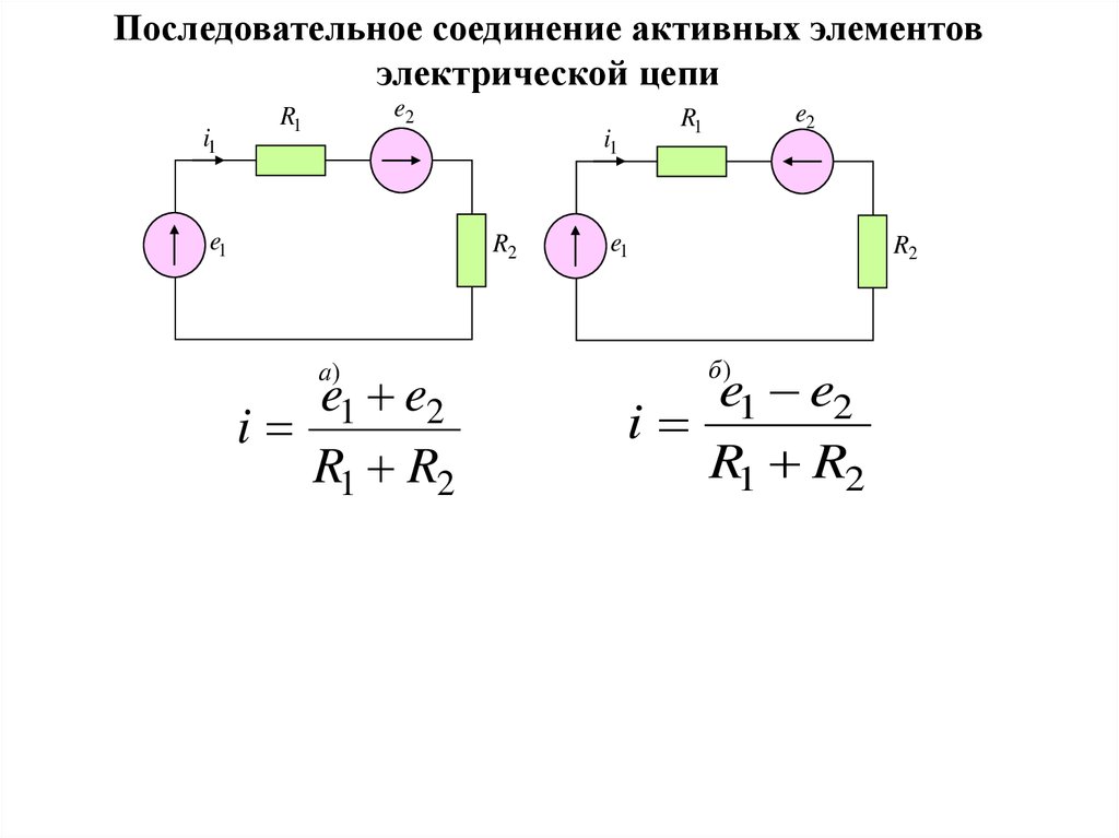 Последовательно соединенные индуктивности