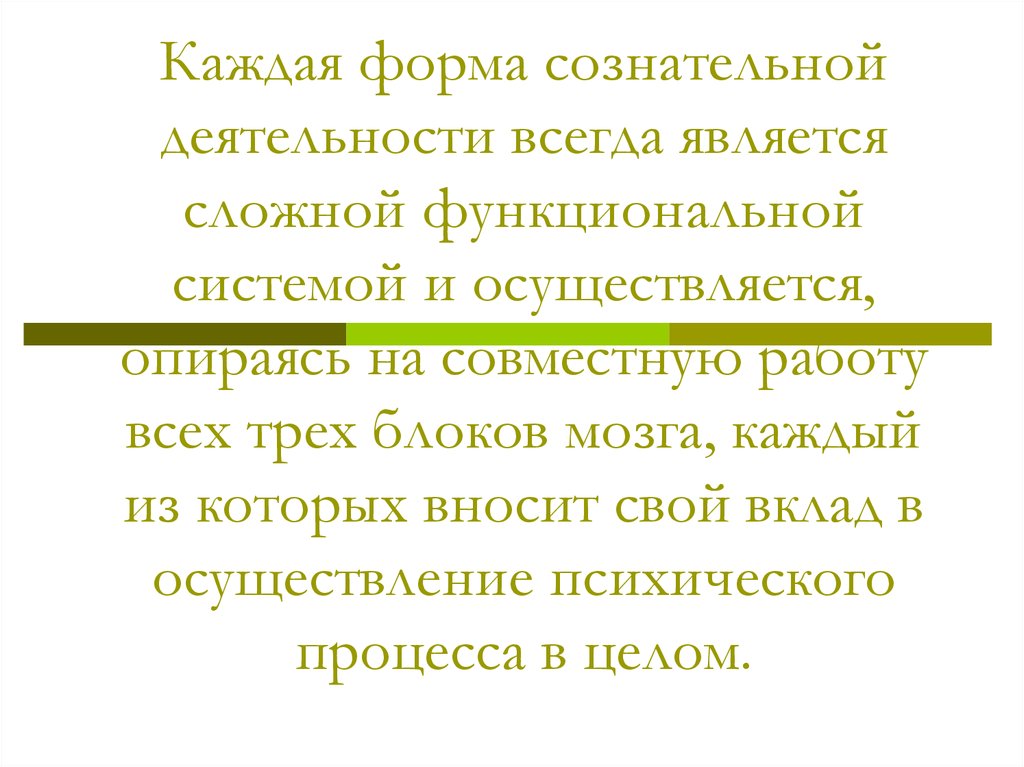 Всегда является. Формы сознательной деятельности.